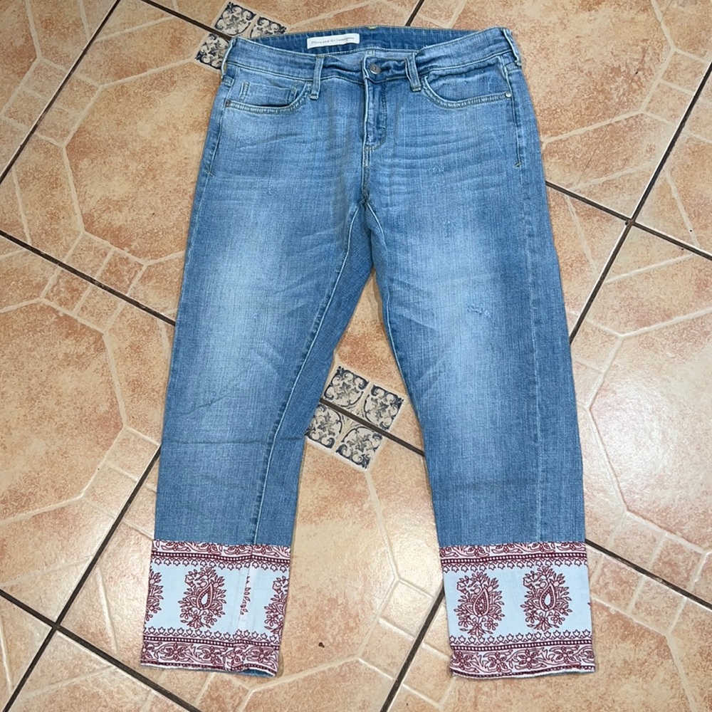 Anthropologie - Pilcro Letterpress jeans denim pants bottoms